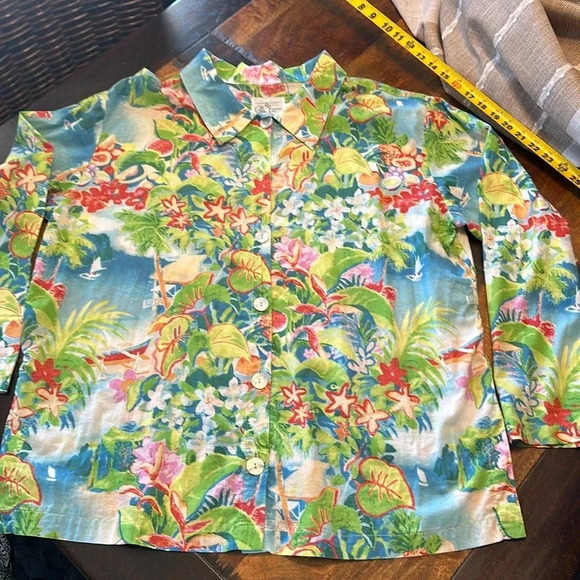 Michael Leu wearable art blouse Size Medium - Picture 1 of 7
